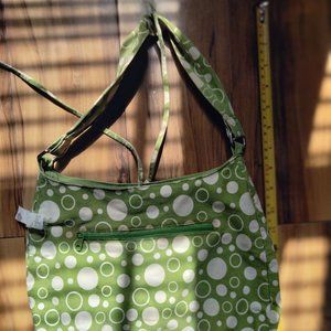 Retro green handbag